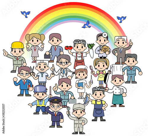 Illustration: Rainbow spirited Society Rainbow spirited Society
