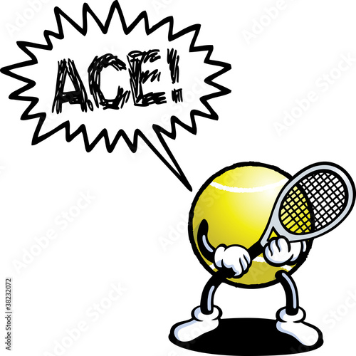 Vector: Tennis Guy Tennis Guy