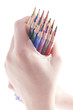 colored pencils