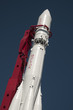 Gagarin spaceship model in Moscow