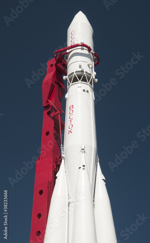 Photo: Gagarin spaceship model in Moscow Gagarin spaceship model in Moscow