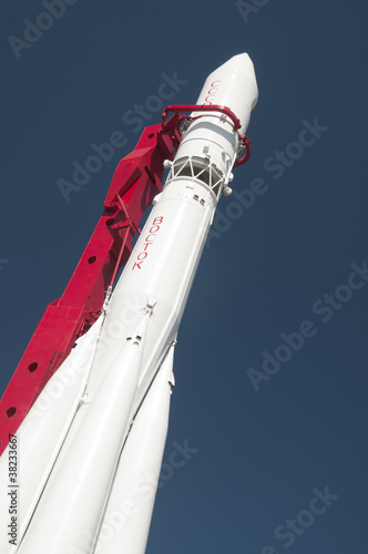Photo: Gagarin spaceship model in Moscow Gagarin spaceship model in Moscow