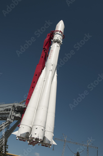 Photo: Gagarin spaceship model in Moscow Gagarin spaceship model in Moscow