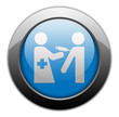 Metallic Orb Button "Immunizations"