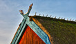Traditional old Viking Age house hut in Bork village, Dernmark, Traditional old Viking Age house hut in Bork village, Dernmark,