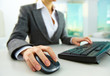 Hand on mouse