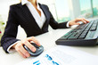 Working in office