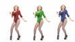 Sexy Dancer In Leotard