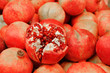 Close up of pomegranates Close up of pomegranates