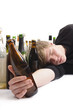 Junger Alkoholiker