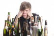 Junger Alkoholiker