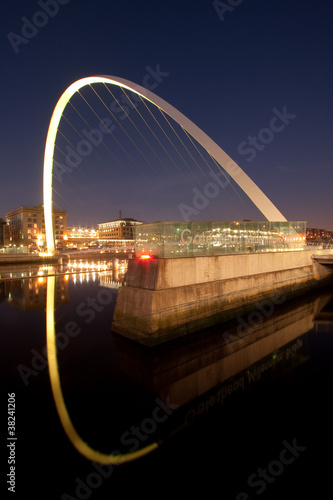 Photo: Gateshead Millenium Bridge at Night Gateshead Millenium Bridge at Night