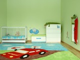 Baby's colourful bedroom