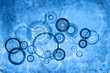 blue circle art