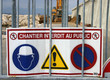 panneau chantier interdit panneau chantier interdit