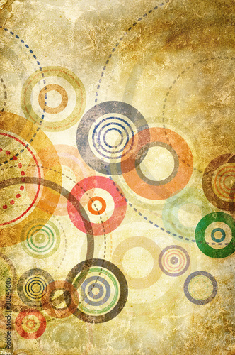 Illustration: retro circles retro circles