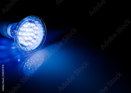 Foto: Beam of led lamp Beam of led lamp