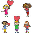 Kinder, Herzen