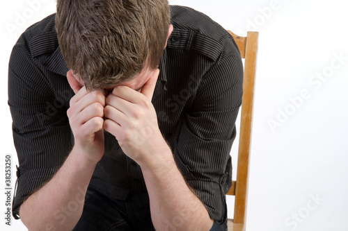 Photo: stressed out man stressed out man
