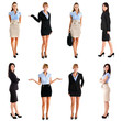 Full length portraits of businesswomen