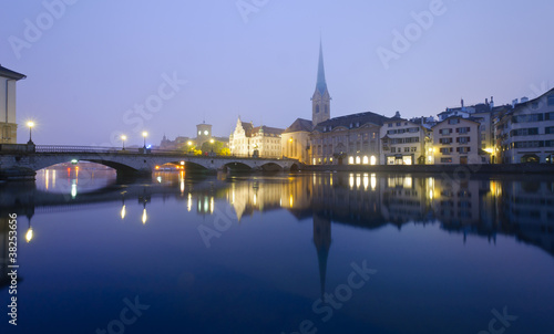Photo: Zurich at night Zurich at night