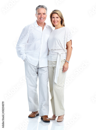 Photo: Happy elderly couple. Happy elderly couple.