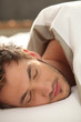 young man sleeping