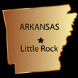 Arkansas state usa map