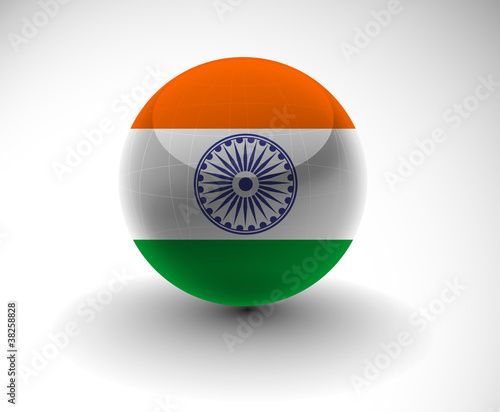 Vector: icon of india flag design icon of india flag design