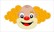Carnival clown mask