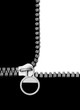Foto: zipper black and white concept. zipper black and white concept.