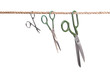 Three scissors