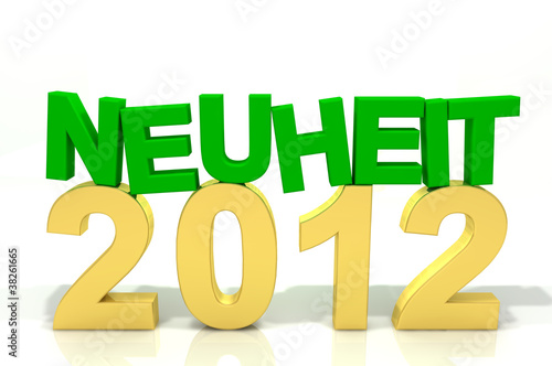 Illustration: Schriftzug Neuheit 2012 Schriftzug Neuheit 2012