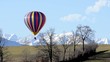 volo di una mongolfiera