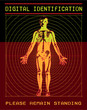 Digital scanning of body in security system