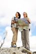 navigating map women