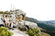 camping panoramic hike