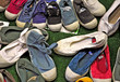 Scarpe sportive, mercato di Nizza Scarpe sportive, mercato di Nizza