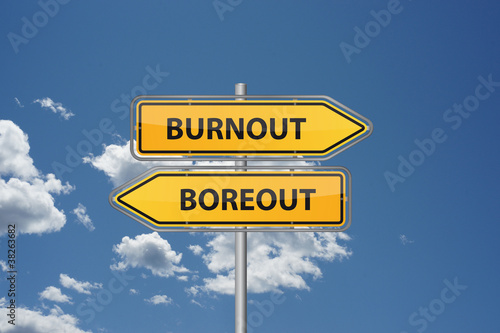 Foto: Wegweiser - Burnout Boreout Wegweiser - Burnout Boreout