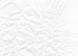 Texture of crumpled white paper