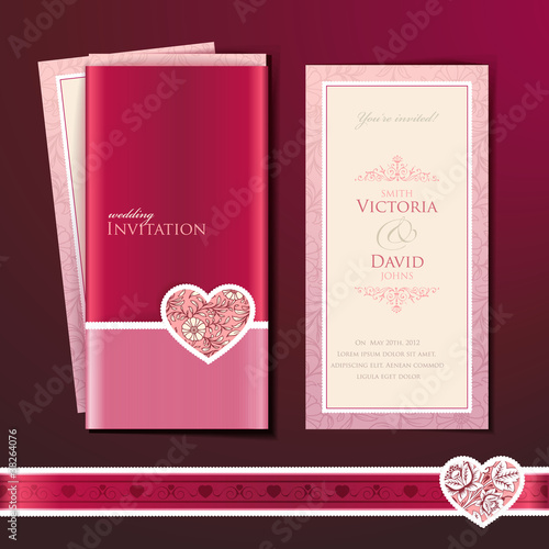 Wedding Invitations Cards on Wedding Invitation Card    Mrkvica  38264076   See Portfolio