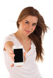 Jungendliche mit Smartphone
