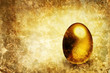 gold egg print