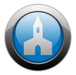 Metallic Orb Button "Chapel"