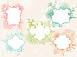 Set of beautiful labels Set of beautiful labels