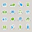 Paper Cut - Media Icons