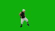 Guy Dancing Hip-Hop on Green Screen
