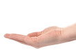 offene Frauenhand
