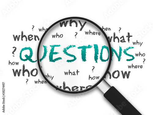Illustration: Magnifying Glass - Questions Magnifying Glass - Questions