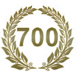 Lorbeerkranz geschlossen Gold - 700